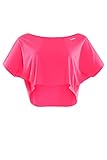 WINSHAPE Damen Functional Light Cropped Dance-top Dt104 T-Shirt, Neon-pink,...