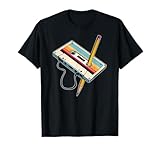 VINTAGE RETRO KASSETTE X 80er 90er Jahre Party Verkleidung T-Shirt