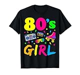 80er Jahre Party Thema Party Outfit Kostüm Vintage Retro T-Shirt