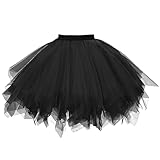 AUYAO Tutu Klassisch Elastisch Tüll Tüllrock, Damen Tutu Klassisch Rock...