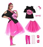 Seawhisper 80er 90er Jahre Outfit Damen Große Größen Neon Party Outfit...