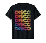 70er 80er Jahre Disco Tanzparty Vintage Retro Old School Outfit T-Shirt
