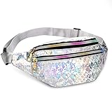Fengzio Bauchtasche Damen Wasserdicht Gürteltasche mit 3 Reißverschluss...