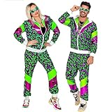 W WIDMANN MILANO Party Fashion - Kostüm Trainingsanzug Party Animal, 80er...