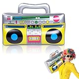Aomig Aufblasbare Instrumente Spielzeug, 80's 90's Party Dekoration Disco...