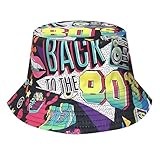 kaiyaya Fischerhüt Herren Damen Bucket Hat Retro 80er Jahre, Unisex...