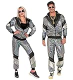 W WIDMANN MILANO Party Fashion - Kostüm Trainingsanzug 80er Jahre, Disco...